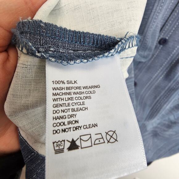 Tommy Bahama Men Silk Hawaiian Shirt XXL Floral Resortwear Travel Vacation Beach - Picture 8 of 9